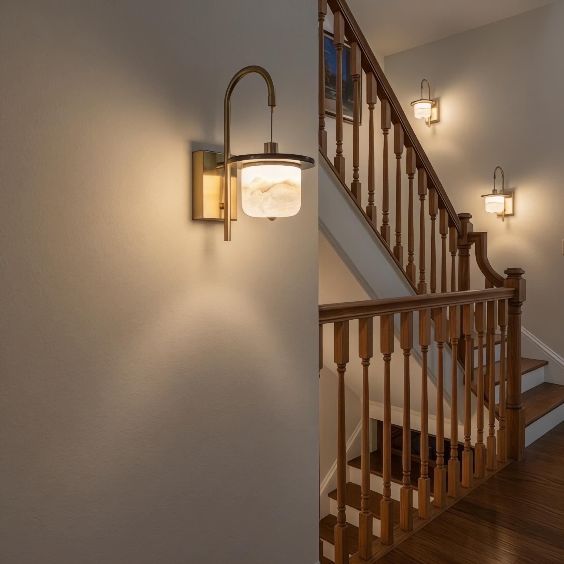 Italiaans albast en bronzen wandlamp - Fin de Siècles et Plus