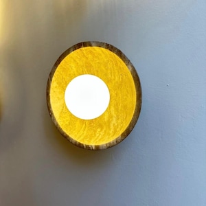Modern Travertine Wall Sconce – Natural Stone Wall Lamp – Minimalist Marble Wall Light – Luxury Handmade Marble Lighting – Sconce Wall Light