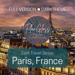 Paris Dark Tourism-routebeschrijving: 8-daagse spookreisgids met kaarten en tips | Digitale download, mobielvriendelijk, spookachtig Parijs - donkere kleur
