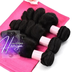 Loose Wave Virgin Hair - 3 Bundles, 10” to 40” inch bundles, Natural Color Hair, Full Hair Bundles, High Quality Hair, Hair Extensions
