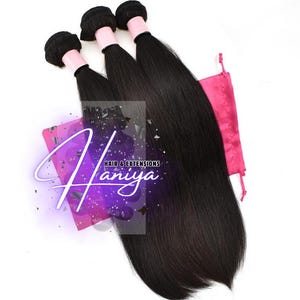 Straight Virgin Hair - 3 Bundles, 10” to 40” inch bundles, Natural Color Hair, Full Hair Bundles, High Quality Hair, Hair Extensions