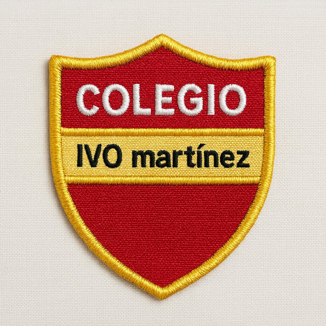 Escudo Bordado Personalizado Con Nombre | Custom Embroidered Patch With ...