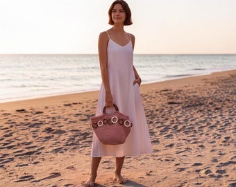 Sommer gehäkelte Tasche