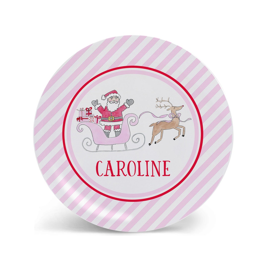 christmas-personalized-kid-plate-kids-christmas-plate-girl-child-gift