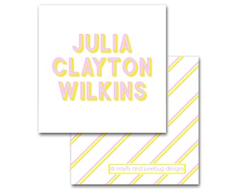 Personalized Gift Tags | Custom Calling Cards, Enclosure Cards