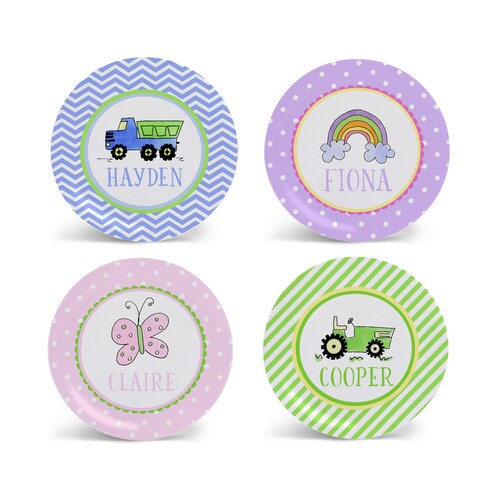 Personalized Kids Plate Custom Kid Plate Birthday Gift Boy Etsy