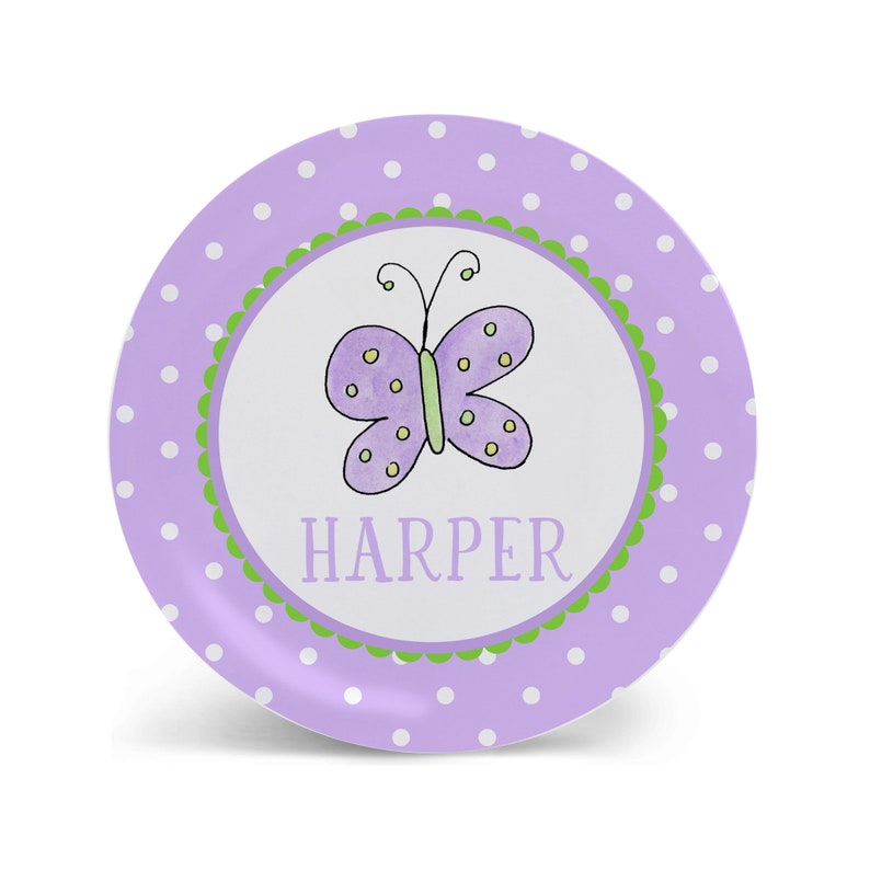 Personalized Melamine Plate for Children Kids Plate Bowl Placemat