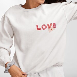 Liebesbrief Sweatshirt - Liebesbrief T-Shirt, Valentinstag Shirt, Herz Shirt, ich liebe dich Shirt, romantisches T-Shirt, Geschenk für sie, Unisex