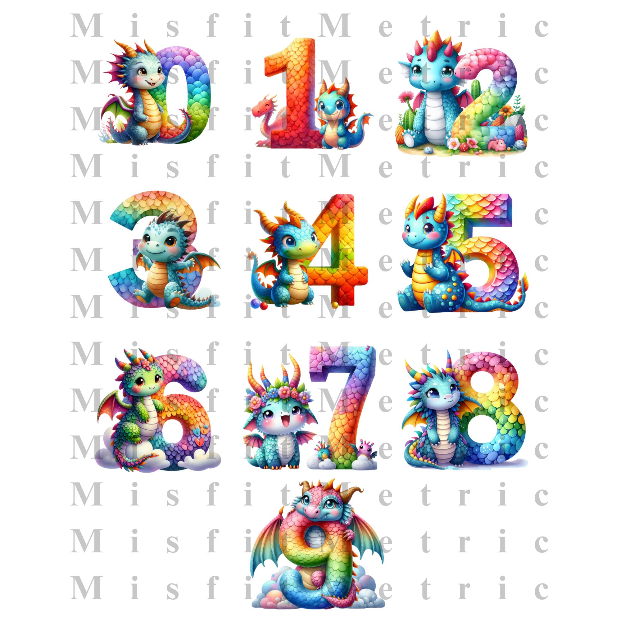 Dragon Alphabet Numbers PNG | Kids Crafts, Classroom Printables ...