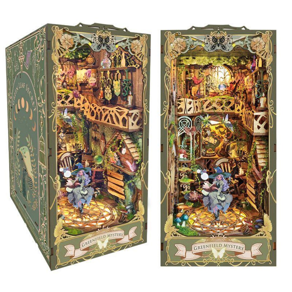 Greenfield Mystery DIY Book Nook Kit Greenland Book Nook Fairytale Book ...