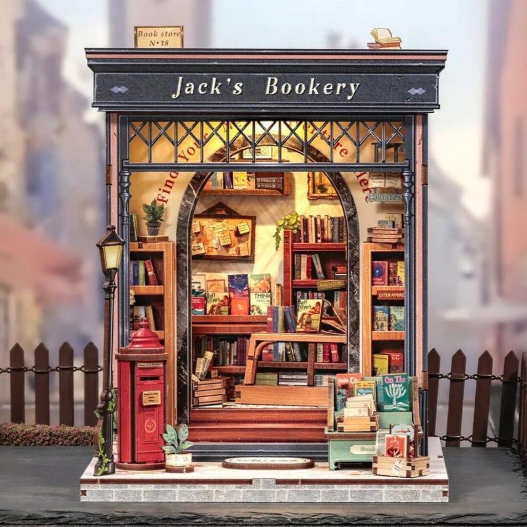 ミニチュア ハウス ドールハウス 完成品 ブックストア 本屋 読書 book ミニチュア ハウス ドールハウス 完成品 ブックストア 本屋 読書 book