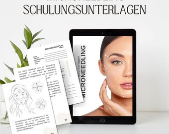 Microneedling training materials in German