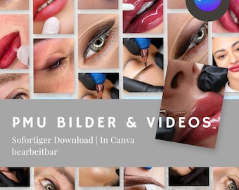Permanent Make-up Marketing Kit 50 Videos, 150 Images for Instagram & TikTok