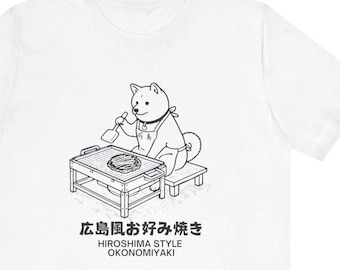 Hiroshima Okonomiyaki T-Shirt, Japanese Foodie Gift