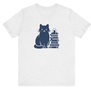 Japanese Cat Tee Kawaii Japanese T-Shirt Cute Kitty Shirt Anime Top Japan travel outfit Cute black cat Tshirt Onigiri shirt image 5