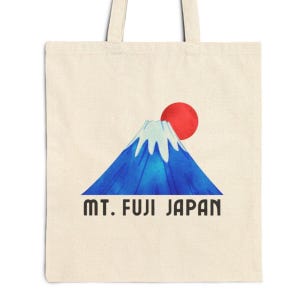 Einkaufstasche Mt Fuji Japan Natur Landschaft Umweltfreundliche wiederverwendbare Tasche Einkaufstasche Einkaufstasche Einkaufstasche Geschenk für Reisende Umhängetasche
