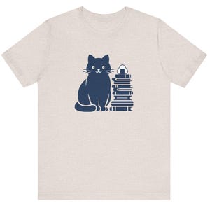 Japanese Cat Tee Kawaii Japanese T-Shirt Cute Kitty Shirt Anime Top Japan travel outfit Cute black cat Tshirt Onigiri shirt image 2