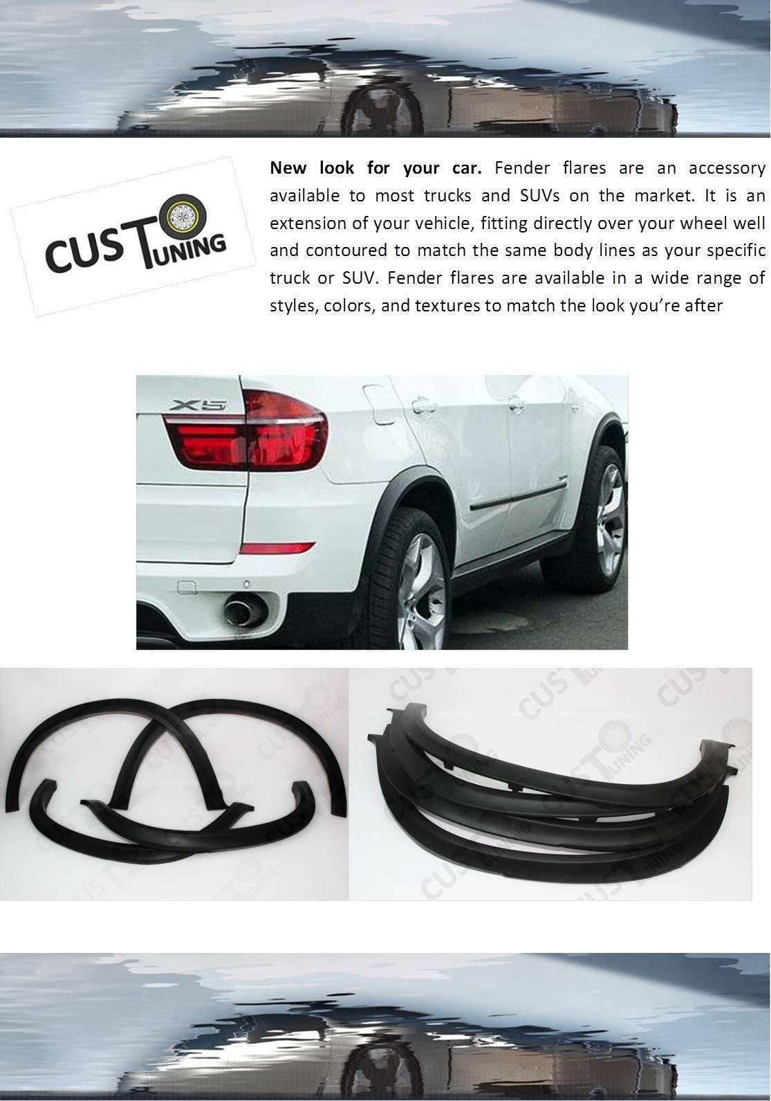 Élargisseurs D'ailes Avant Gauche & Droit Pour BMW X5 E70 (2007-2010) - Neufs, QR-Parts