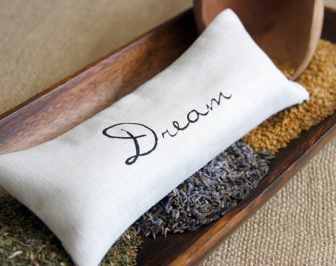 Aromatherapy Dream Eye Pillow Luxury Linen and Silk Etsy