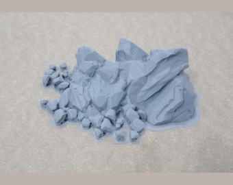 Formaciones rocosas 2: archivos STL para impresión 3D Escenarios en miniatura del salvaje oeste para juegos de guerra de mesa y dioramas Escala de impresión 28 mm / 20 mm / 15 mm