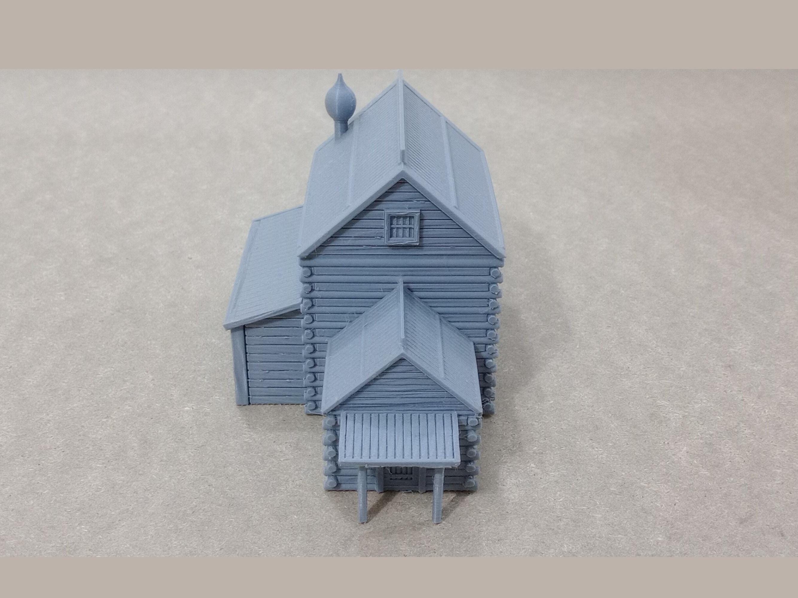 Russian Rural Buildings Pack STL Files for 3D Printing – WW2 Scenery ...