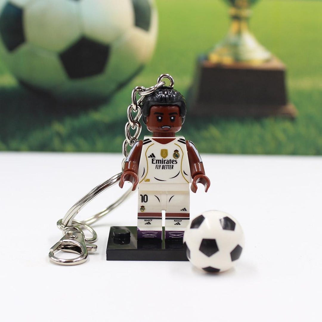 Custom Made Soccer Super Star Kylian Mbappé Keychain Keyring - Best ...