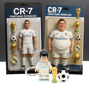 Christiano Ronaldo Keychain - Etsy