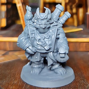 Tortle pirate miniature - 3D Printed Fantasy Miniatures for DnD, Tabletop, pathfinder, Wargaming - Dnd Character Figures, sea turtle