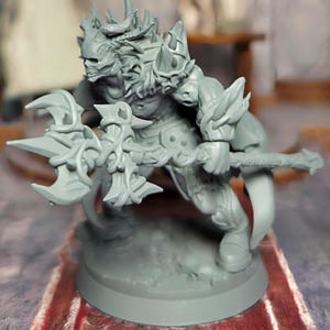 DnD demon miniature - 3D Printed dnd mini, Fantasy Miniatures for DnD, Tabletop RPG, Collectible Figurines - hell bbeg , devil dnd minis