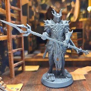Human knight - 3D Printed, Collectible Miniatures for DnD, Tabletop RPG, and Dungeons & Dragons, Dnd miniature - elf warrior - human paladin
