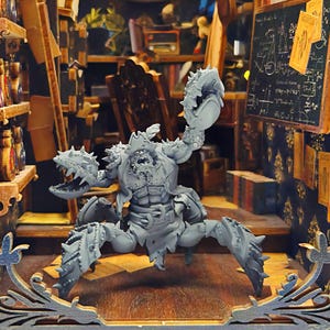 Cursed crab pirate - 3D Printed Collectible Miniatures for DnD, Tabletop RPG, and Dungeons & Dragons Campaigns, monster crab, pirate mutant