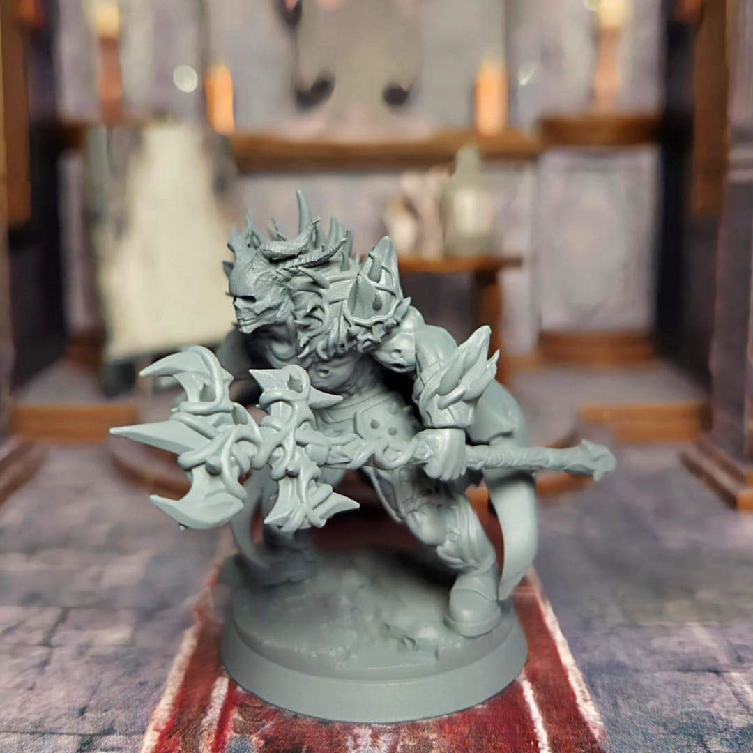 Dnd Demon Miniature - 3D Printed Dnd Mini, Fantasy Miniatures for Dnd ...