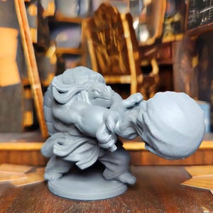 Tortle Sorcerer miniature - tortle wizard, turtle magician - 3D Printed Fantasy Miniatures for DnD, Tabletop RPG, Wargaming - pathfinder