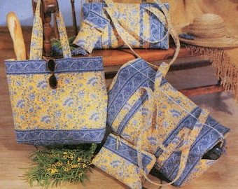 McCalls Fashion Accessories-Choice of 1 pattern - Totes, Duffel, Backpack, Toiletries, Slippers ALL UNCUT