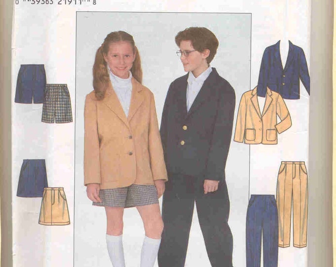 Simplicity 8232 School Uniform Pattern Boys and Girls Etsy