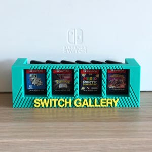 Personalised Switch Game Card Holder: 10-Slot Cartridge Storage, Display, Gamer Gift
