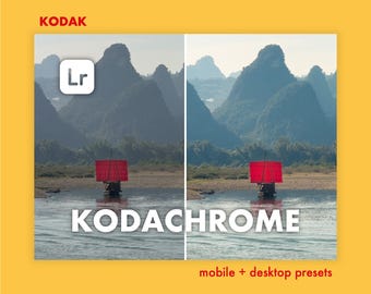 KODACHROME Lightroom Film Preset for iPhone, Mobile, DSLR, Desktop etc. | 35mm Analog Film Filter for instagram, blogs, influencers