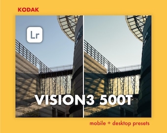 KODAK VISION3 500T Lightroom Preset for iPhone, Mobile, DSLR, Desktop etc. | 35mm Analog Film Filter for instagram, blogs, influencers