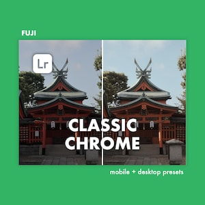 Klassisk Chrome Lightroom-förinställning: 35 mm filmfilter (mobil och dator)