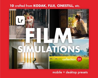 35mm Film Lightroom Presets: Kodak, Fuji, Cinestill (Mobile & Desktop)