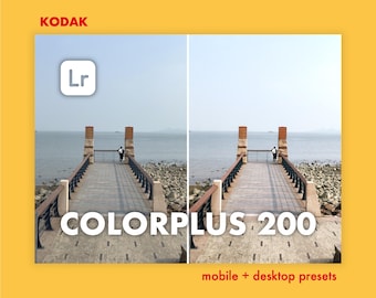 Kodak ColorPlus 200 Lightroom プリセット: 35 mm フィルムフィルター