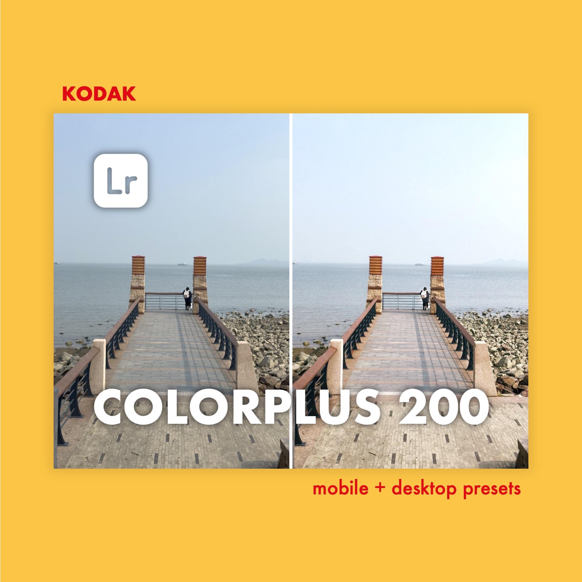 Kodak ColorPlus 200 Lightroom プリセット: 35 mm フィルムフィルター