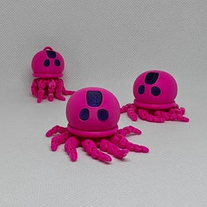 Jellyfish fidget toy, keychain or magnet inspired from the jellyfishes from Spongebob Squarepants