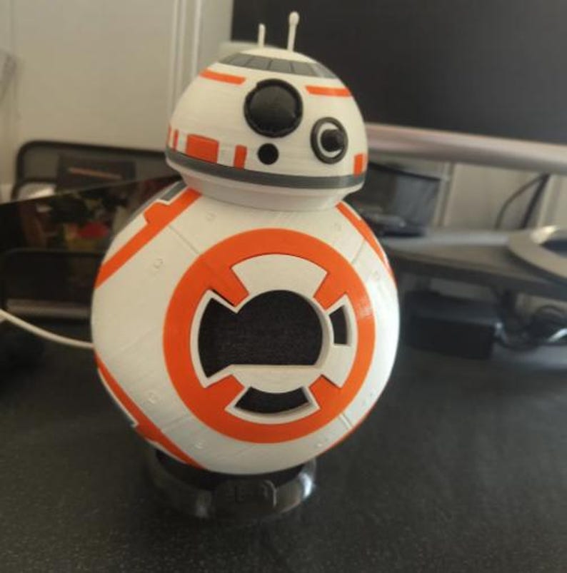 BB8 Droid Stand for Google Home Mini and Amazon Echo Dot From Star Wars ...