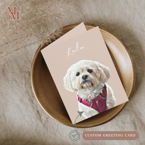 Carte de voeux personnalisée