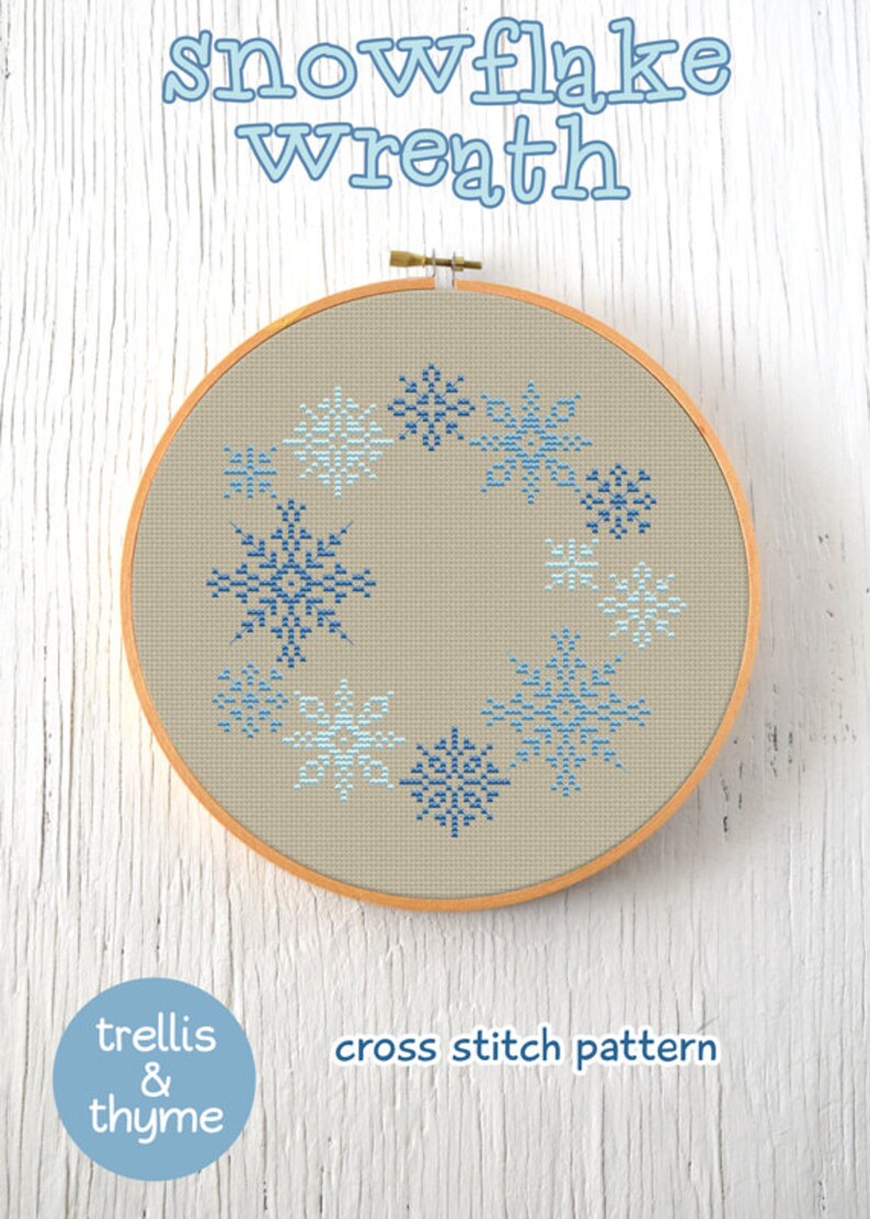 Stitch cross snowflake pattern patterns winter christmas chart counted embroidery charts needlenthread decor crochet designs xmas printable tambour knitting stitching