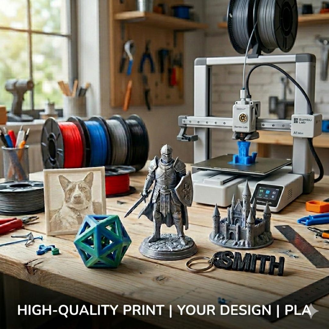 Custom 3D Printing Service – Print Your STL Files in PLA - Etsy