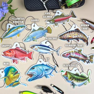Car Air Fresheners 4-Pack – Unique Fishing Gift | Fly Fishing Gift, Saltwater Fisherman Gift