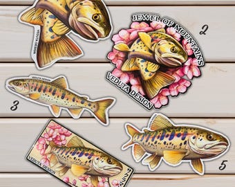 Yamame forelstickers: vliegviscadeau voor vissers