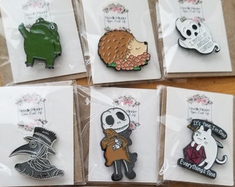 Needle Minders #1- Frog, Hogwarts, Cat, Duck, ghost, plague Doctor, Jack Skeleton